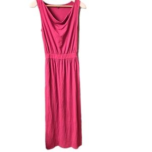 Lilla P pima cotton jersey knit sleeveless maxi, S